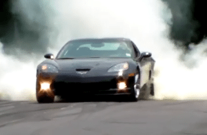 Corvette smoking em