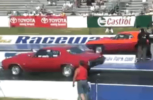 Challenger racing Chevelle