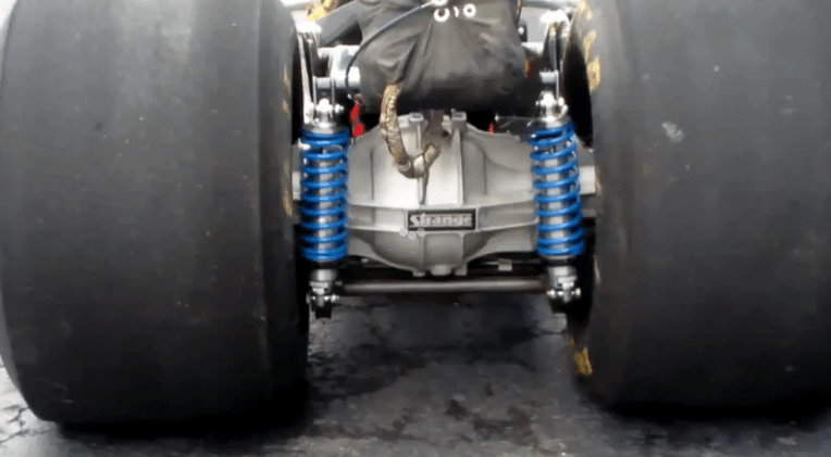 Dragster rear axle