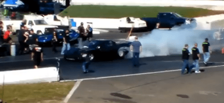 Corvette Burnouts at Shakedown