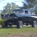 Just your average 57' Chevy Wagon 4x4