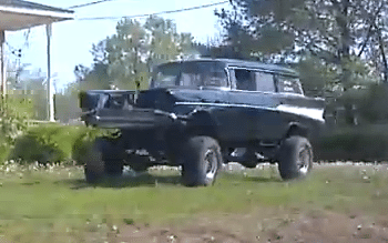 Just your average 57' Chevy Wagon 4x4