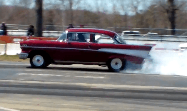 90' Mustang vs 57 Chevy for an old vs newer Drag Race