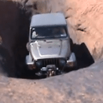 Jeep in Hole
