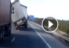 High Winds and a truck