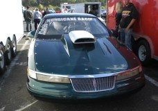 Front view of Mark VIII at the Shakedown at E-town in the pits