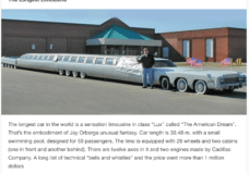 Worlds longest limo